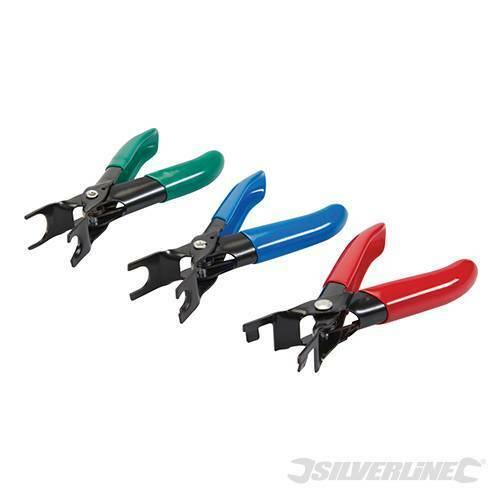Kit di 3 pinze per disconnettore linea carburante  condotti di combustibile