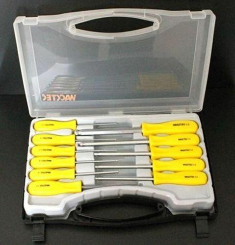 KIT SET DI CHIAVI ESAGONALI BRUGOLA LUNGHE BALL POINT 11 PZ DRITTE CACCIAVITI