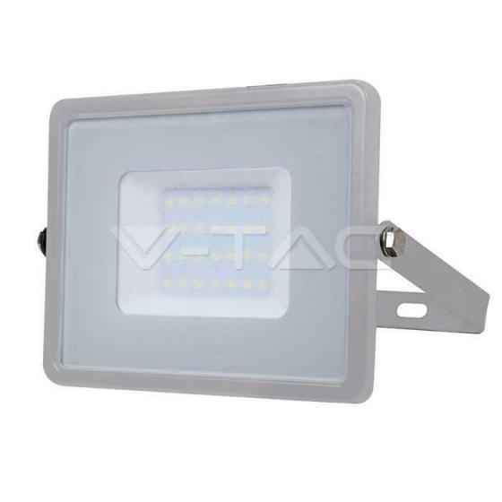 30W LED FLOODLIGHT SMD SAMSUNG CHIP CORPO GRIGGIO 6400K - Fredda - XMXMMO