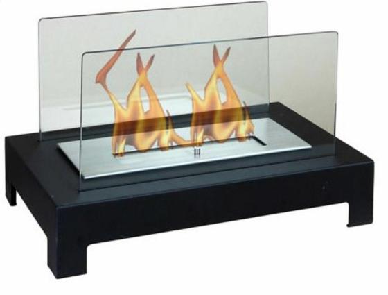 STUFA CAMINETTO A BIOETANOLO NEW DESIGN MOD.A301 CAMINO 3,5KW DA APPOGGIO TAVOLO