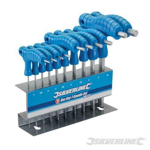 Set di chiavi esagonali impugnatura T 10pz metriche chiave brugola DA 2 A 10 MM