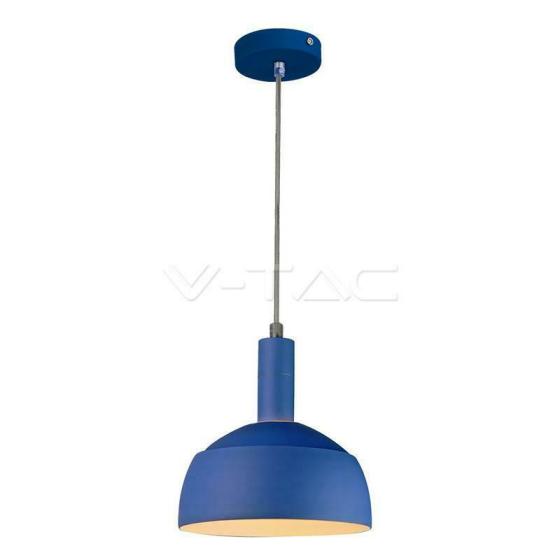 PENDANTE IN ALLUMINIO+PALSTICA E14 CORPO BLU - XXHMFE