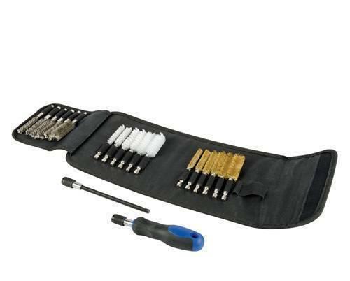 SET 20 SPAZZOLE SPAZZOLA IN OTTONE ACCIAIO INOX E NYLON PER TRAPANO 9-19 MM