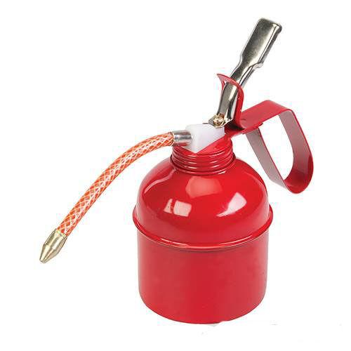OLIATORE IN METALLO A POMPA 500cl PER OLIO MOTORE OLIERA MANUALE DA OFFICINA