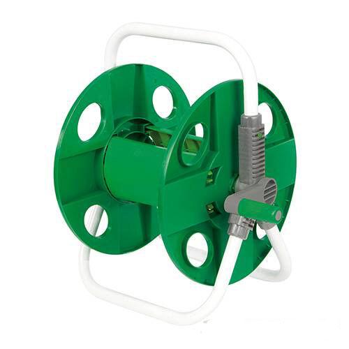 Carrello avvolgitubo in acciaio MAX45mt x tubo giardino irrigazione serra