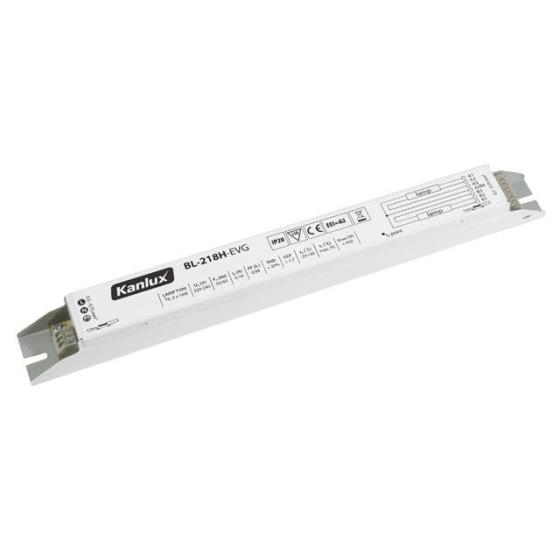 reattore elettronico per lampade al neon 2x18 watt bl-218h-evg