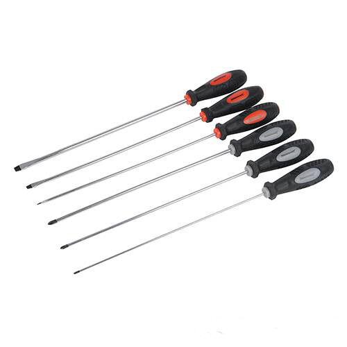 KIT SET 6 CACCIAVITI GIRAVITI KIT LUNGHI FLAT E PHILLIPS TAGLIO E CROCE