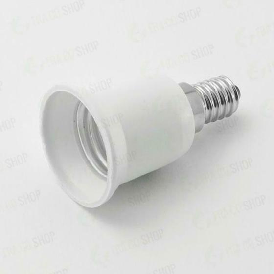 PORTALAMPADE ADATTATORE riduttore  DA E14 A E27 HOLDER 220V