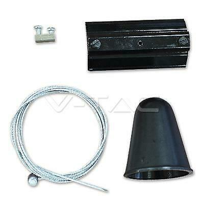 LUCI PENDENTE DELLA PISTA KIT 1M/4 FILI NERO - XXFXFE