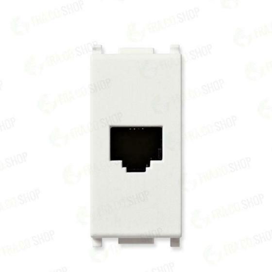 PRESA TELEFONO RJ11 VIMAR PLANA 14320 BIANCA