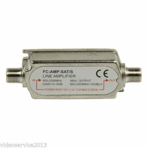 AMPLIFICATORE 13/18 db SATELLITE LNB  SATELLITE VISITA NEGOZIO