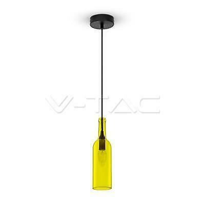 LAMPADARIO CON PORTALAMPADA BOTTIGLIA GIALLO - XXEEPH