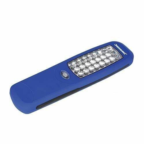 TORCIA A 24 LED MAGNETICA Con BATTERIA SUPER LUMINOSA CON GANCIO
