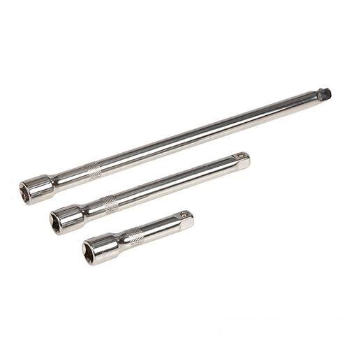 3 PEZZI PROLUNGA PROLUNGHE BARRA CHIAVE CRICCHETTO 1/2 LUNGHEZZA 75 150 250 MM