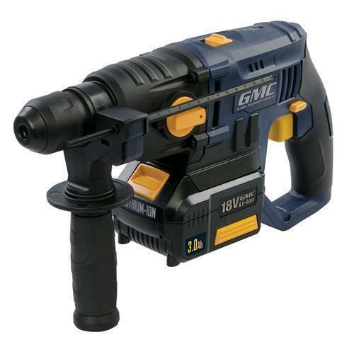 Trapano a Percussione Battente Batteria Litio 18V SDS Plus Accessori