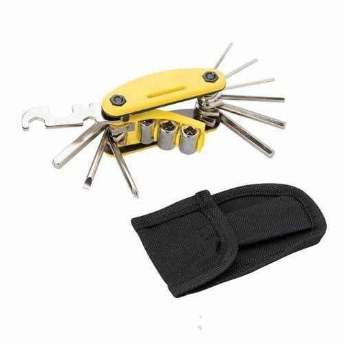 kit bici chiavi ciclista set 13 pz in uno brucola cacciavite tubolari esagonali