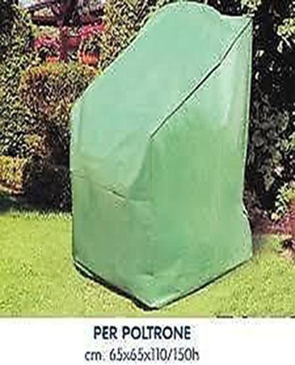 COPERTURA TELO PROTEZIONE PER POLTRONE SEDIE GIARDINO IMPERMEABILE 65x65x110/150