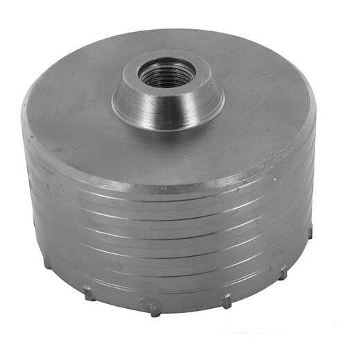 FRESA CAROTATRICE da 125mm TAZZA a PUNTA in WIDIA per MURO CEMENTO MATTONI