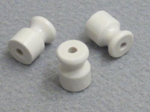 isolatore in porcellana diametro 16 bianco per cavo treccia n 1pz