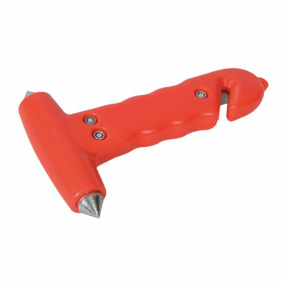 MARTELLETTO MARTELLO D'EMERGENZA ROMPI VETRO TAGLIA CINTURE