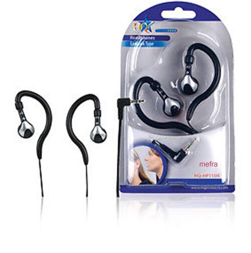 CUFFIE AURICOLARI STEREO CON BASSI GANCIO SPORT CORSA TEMPO LIBERO