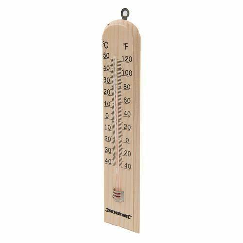 Piccolo termometro di legno tradizionale con senza mercurio -40  a  50  C