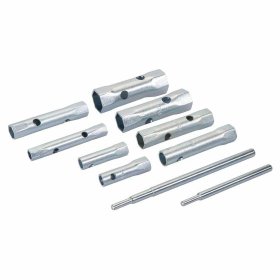 SET DI CHIAVI A TUBO 10 PEZZI 6-22mm KIT SERIE DA 8 A 22 MM IN ACCIAIO LAVORO
