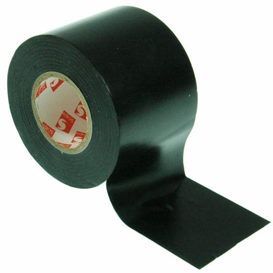 NASTRO ISOLANTE - MM 50 X 25 MT - PVC ADESIVO NERO ELETTRICISTI E INNESTI