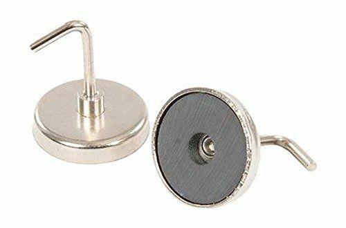 KIT SET 2 GANCI GANCIO CON CALAMITA MAGNETICO MAGNETE CALAMITATO PORTAUTENSILI
