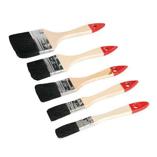 PENNELLI KIT SET 5 PEZZI PENNELLO PIATTO ASSORTITI MISURA 19,25,40,50,75mm