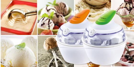 GELATIERA MACCHINA SORBETTO YOGURT CUCINA GELATAIO GELATI CASA 10W