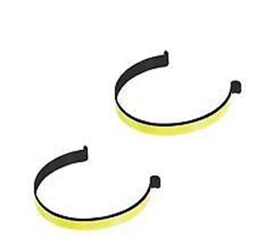 CLIP RIFLETTENTI BICI CICLISMO FERMAGLIO SALVA PANTALONI ACCESSORI BICI