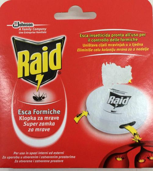 ESCA TRAPPOLA FORMICHE TRAPPOLE RAID ESCHE EFFICACE CONTRO OGNI TIPO DI FORMICA