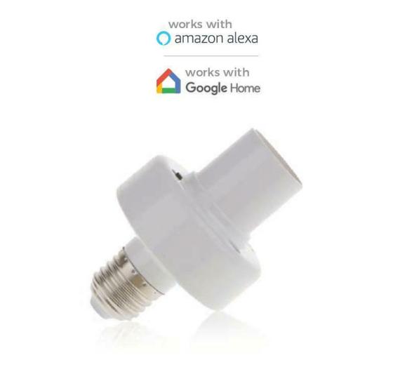 WIFI LAMP HOLDER-COMPATIBLE WITH AMAZON ALEXA AND GOOGLE HOM - XMMSFX