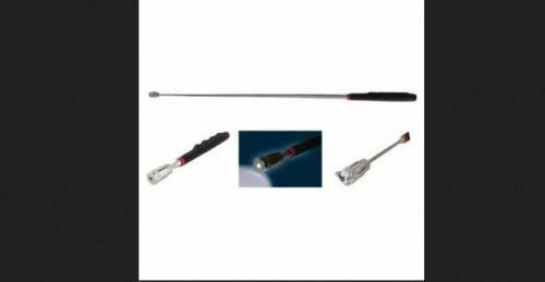 CALAMITA MAGNETICA ESTENSIBILE 80 cm TELESCOPICA LAMPADA TORCIA LED MECCANICO