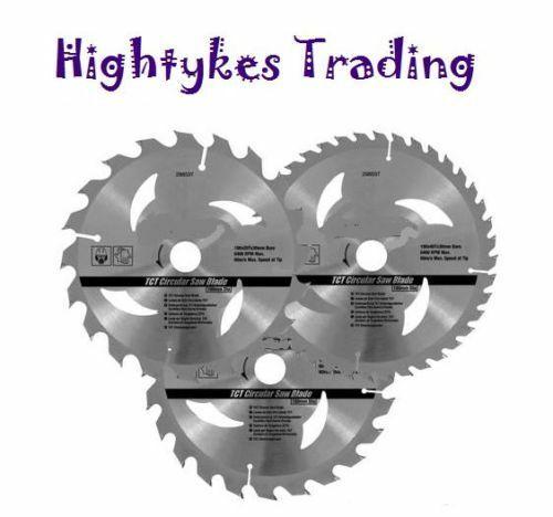3 x TCT lame circolari per legno tenero duro 185/184 millimetri lama con ridutto