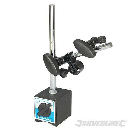 Base magnetica morsa 235mm con interruttore uso con comparatore analogico