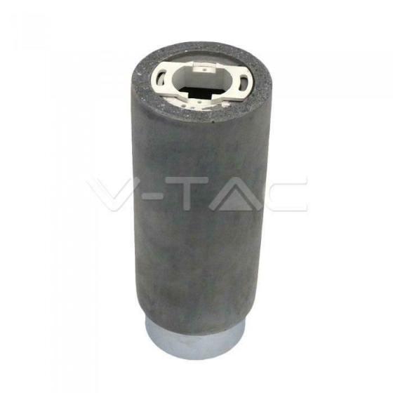 GU10 FITTING GESSO METAL WITH GREY CONCRETE CHROME BOTTOM - XMMXOP