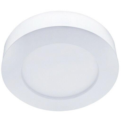 Plafoniera Led Slim 18W Cornice Bianca Applique Tondo Bianco Freddo 6000k
