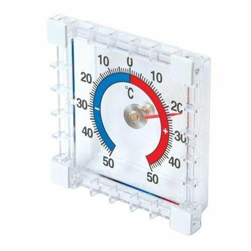 TERMOMETRO ADESIVO MISURA TEMPERATURA DA INTERNO ED ESTERNO -50 a  50 C