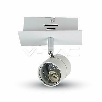Portafaretto Da Soffitto Esterno Per 1 Lampada Led GU10 Orientabile Colore Bian