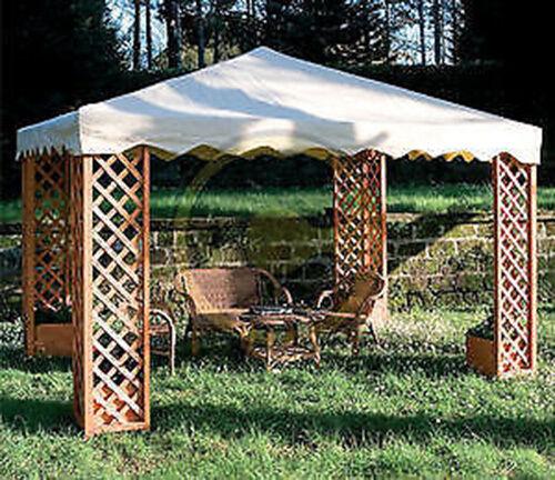 RICAMBIO TELO GAZEBO 3X4,COPERTURA,TOP PVC IDROREPELLENTE,TETTO