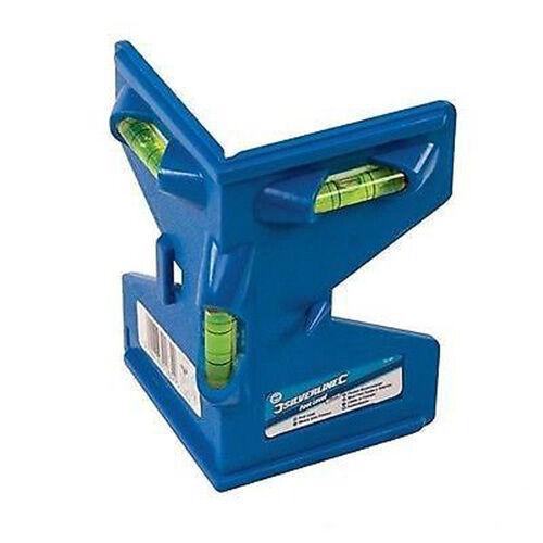 LIVELLA ANGOLARE MAGNETICA IN PLASTICA A 3 BOLLE PER PALO PALI 135 mm