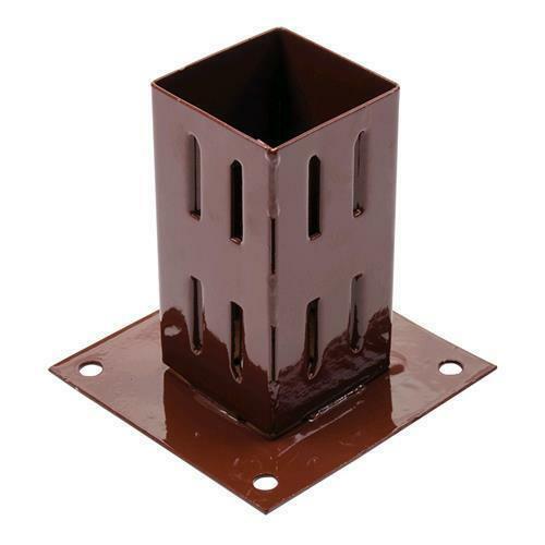 SUPPORTO STAFFA DI FISSAGGIO PER PALI A PRESA FACILE SUPPORTO PER PALO 75x75 mm