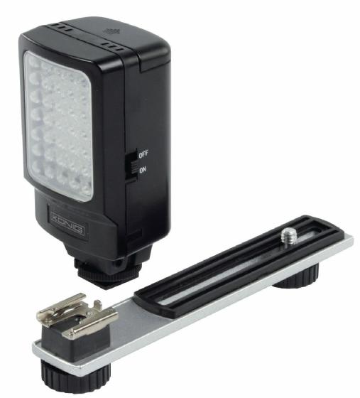 FARETTO VIDEO LED PER VIDEOCAMERA FOTOCAMERA LUCE LAMPADA TORCIA professionale