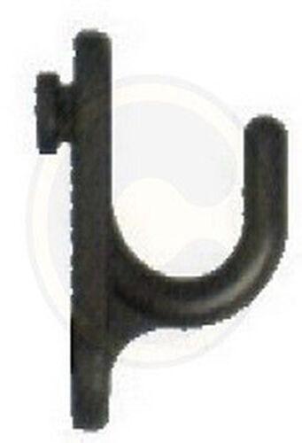 kit 20pz GANCI in PLASTICA NYLON GANCIO CORTO PER PANNELLO FORATO PORTA TUTTO