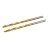 Punte da trapano HSS rivestite in titanio  2PZ  5MM