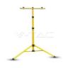 TREPPIEDI PER SUPPORTO PROIETTORE LED FARO DA CANTIERE ALLUMINIO V-TAC LAVORO