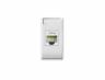 AVE 441027C5E PRESA RJ45 CAT.5E UTP SERIE DOMUS 1 MODULO RAL 9010 SISTEMA 44