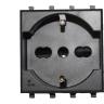 PRESA SCHUKO COMBINATA CON1 PRESE BIPASSO 2 MODULI - DOMUS